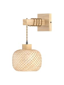 Настенный светильник DIDA с лампочкой на батарейках, бежевый цвет