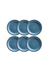 Набор десертных керамических тарелок MäSer Lumaca, 27 см, темно-синий