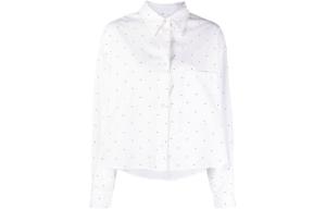 Рубашка женская Mm6 Maison Margiela в горошек, белый