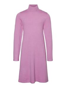 Vero Moda Girl Платье 'HAPPINESS' в фиолетовом цвете