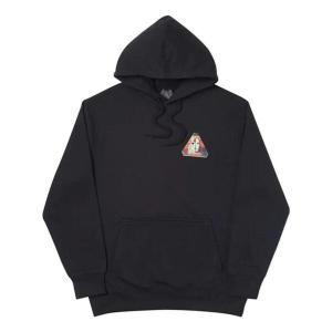 Толстовка tri-bury hoodie 'black' Palace, черный