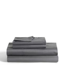 Комплект постельного белья Premier из 4 предметов, сатин, плотность ткани 300 нитей, размер King J Queen New York, Graphite