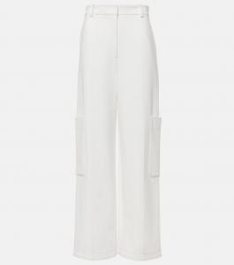 Прямые брюки Caiton Khaite, Chalk