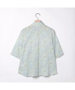 Рубашка с волнообразным воротником и принтом "Свобода" от Rous