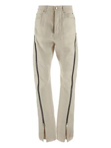 Брюки прямого покроя Rick Owens, нейтральный