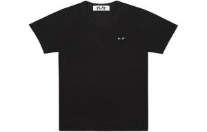 Футболка унисекс черная Cdg Play, черный