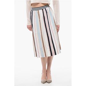 Юбка миди SCULLY с узором «Баядерка» Woolrich, мультиколор