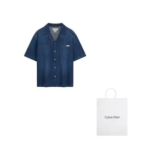 Calvin Klein Рубашка Men's X6X Denim Blue