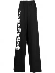 Спортивные брюки с логотипом VETEMENTS, черный