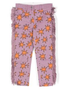 Stella McCartney Kids яркие Звездные джинсы, фиолетовый