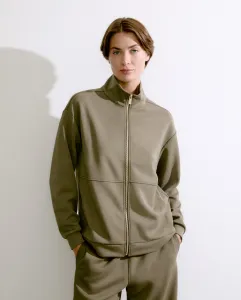 Женская куртка с молнией и карманами Énfasis, зеленый