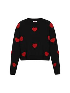 Женский свитер черного цвета myMo