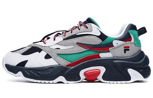 Кроссовки женские Facetasm X RACCOON X FACETASM Chunky с низким верхом Philo белого/синего цвета Fila Fusion