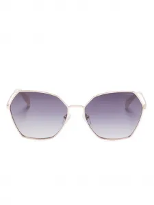 Солнцезащитные очки Belle в геометрической оправе Komono, золотой