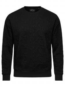 Ombre Свитшот 'B1712' в черном цвете