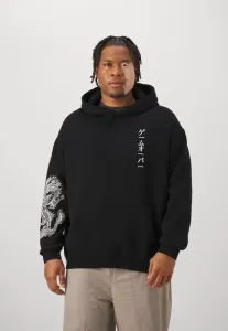 Толстовка унисекс из плотного флиса свободного кроя Yourturn, Black