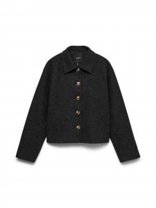 VERO MODA Куртка межсезонная 'VMIda' в крапчатом черном цвете