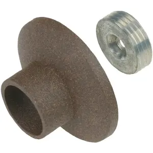 Держатель для карнизов Настенное крепление, настенный держатель для карнизных труб 16 мм "Esperanca" Настенное крепление, настенный держатель Liedeco, Rostbraun