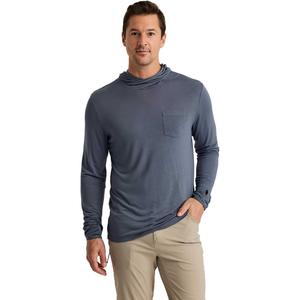 Мужская легкая толстовка с капюшоном из бамбука Free Fly, Storm Cloud