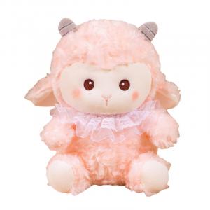 Плюшевая кукла Powder Puff Lamb высотой 20см/30см MLING, розовый