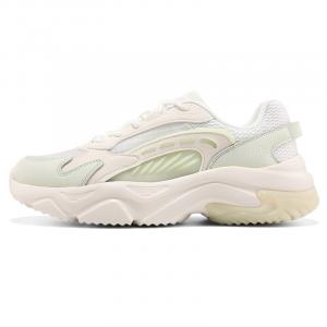 361° Женские повседневные туфли Yunshu Slip Resistant, дышащие, износостойкие, с низким верхом, белые и зеленые