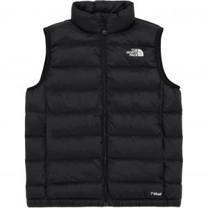 Детская одежда, Stand Collar Logo Zipper Sleeveless Kids' THE NORTH FACE, черный