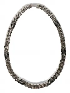 Цепочка с логотипом VETEMENTS, серебряный