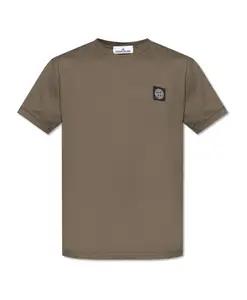 Футболка с логотипом Stone Island, зеленый
