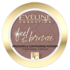 Бронзатор для лица 02 шоколадный торт Eveline Cosmetics Feel The Bronze, 5 гр