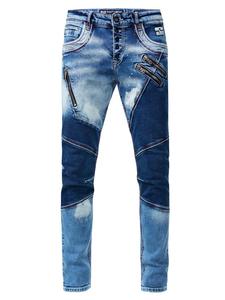 Джинсы брюки "URUMA" облегающие (THE EXTRAORDINARY) синего цвета Rusty Neal