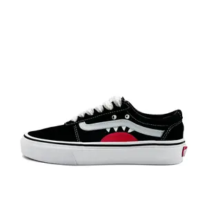 Vans Ward Gray Power Awake низкие скейтборд кроссовки Unisex черный серый