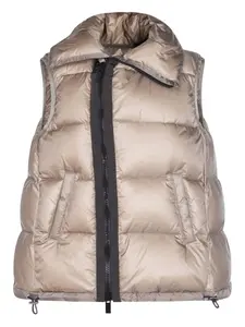 Стеганый жилет на молнии SACAI, нейтральный