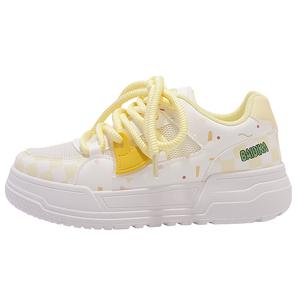 Boldi Kuki Женские низкие скейтерские кеды в желтой сумке для покупок, цвет Yellow