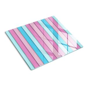 Тарелка 60x52 см, цветные полосы TULUP, мультиколор