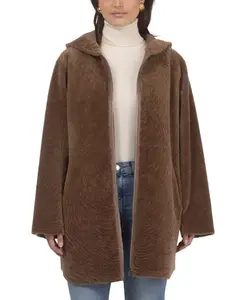 Двусторонняя парка из фактурной овчины Gorski, коричневый