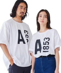 Футболка AIGLE (Aigle) Эксклюзивная футболка с большим логотипом для мужчин, продающаяся в интернет-магазине, белый