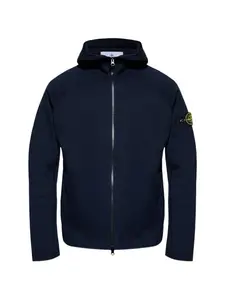 Толстовка на молнии Stone Island, синий