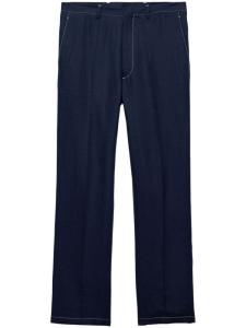 Prada льняные брюки, синий