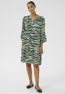 Платье Kaffe KALEA AMBER, Green Black Animal/Light Green