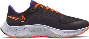 Кроссовки Nike мужские Air Zoom Pegasus 38 Shield, Black Orange Total Orange Bronze Eclipse Indigo Burst Grey Fog
