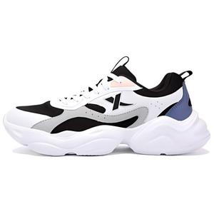 XTEP Амортизирующие износостойкие низкие кеды женские белый черный фиолетовый - белый черный фиолетовый, цвет White Black Purple