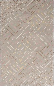 Ковер SAFAVIEH, 92 x 153 см, Metro Collection, цвет taupe и pink, ручная работа из шерсти, идеально для гостиной, столовой, спальни (MET252E-3)