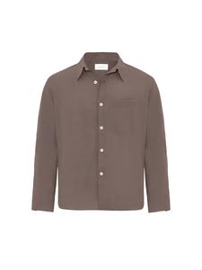 Рубашка на пуговицах классического кроя Antioch, мокко