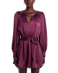 Мини-платье Montana с поясом в цвете "Пино Нуар" Ramy Brook, Pinot Noir