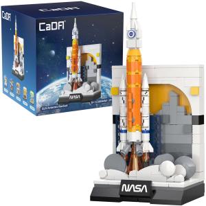 Cada Construction Blocks Выставка НАСА Космическая ракета SLS Artemis 197 элементов