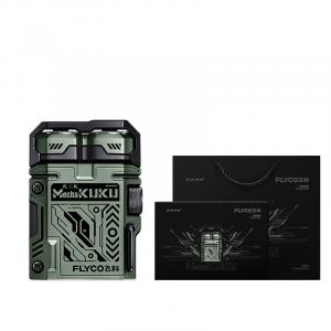 Бритва F001 поворотного типа, 3D плавающая дуга, двойное кольцо, сетка, интеллектуальная защита от застревания, металлический двойной магнитный защитный чехол Flyco, f001 dazzling зеленый box