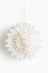 Абажур в форме звезды из бумаги H&M, белый