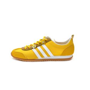 Adidas VS JOG 2.0 с амортизацией, износостойкие низкие повседневные кроссовки Unisex Yellow