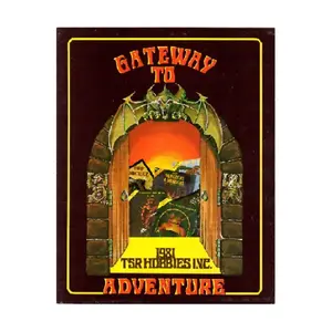 1981 Gateway To Adventure Catalog, Catalogs (TSR), мягкая обложка