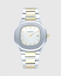 Мужские часы T-time RA639204 из стали с двухцветным ремешком Radiant, серебряный